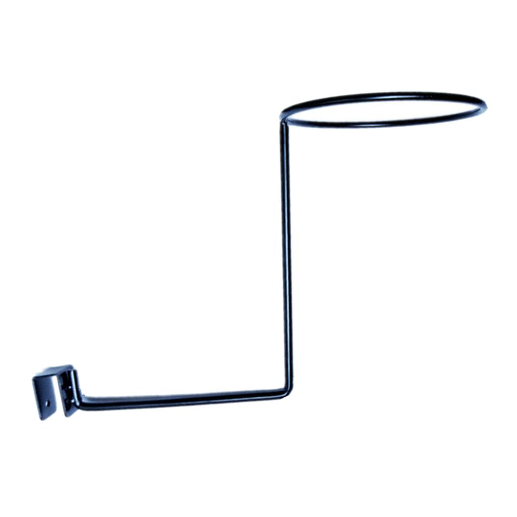 2pcs Holder Jacket Coat Storage Shelf Display Wall Hanger Metal Rack
