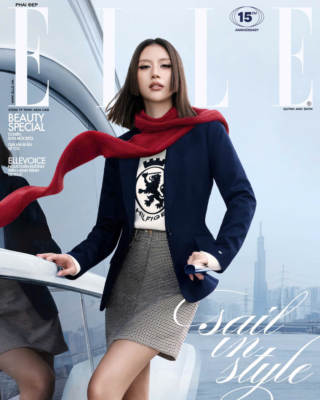 Tạp chí ELLE 10/2025  – SAIL IN STYLE [QUỲNH ANH SHYN]