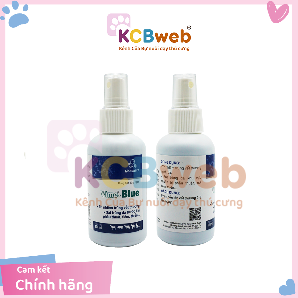 Dung dịch sát khuẩn da cho chó, mèo, thú cưng