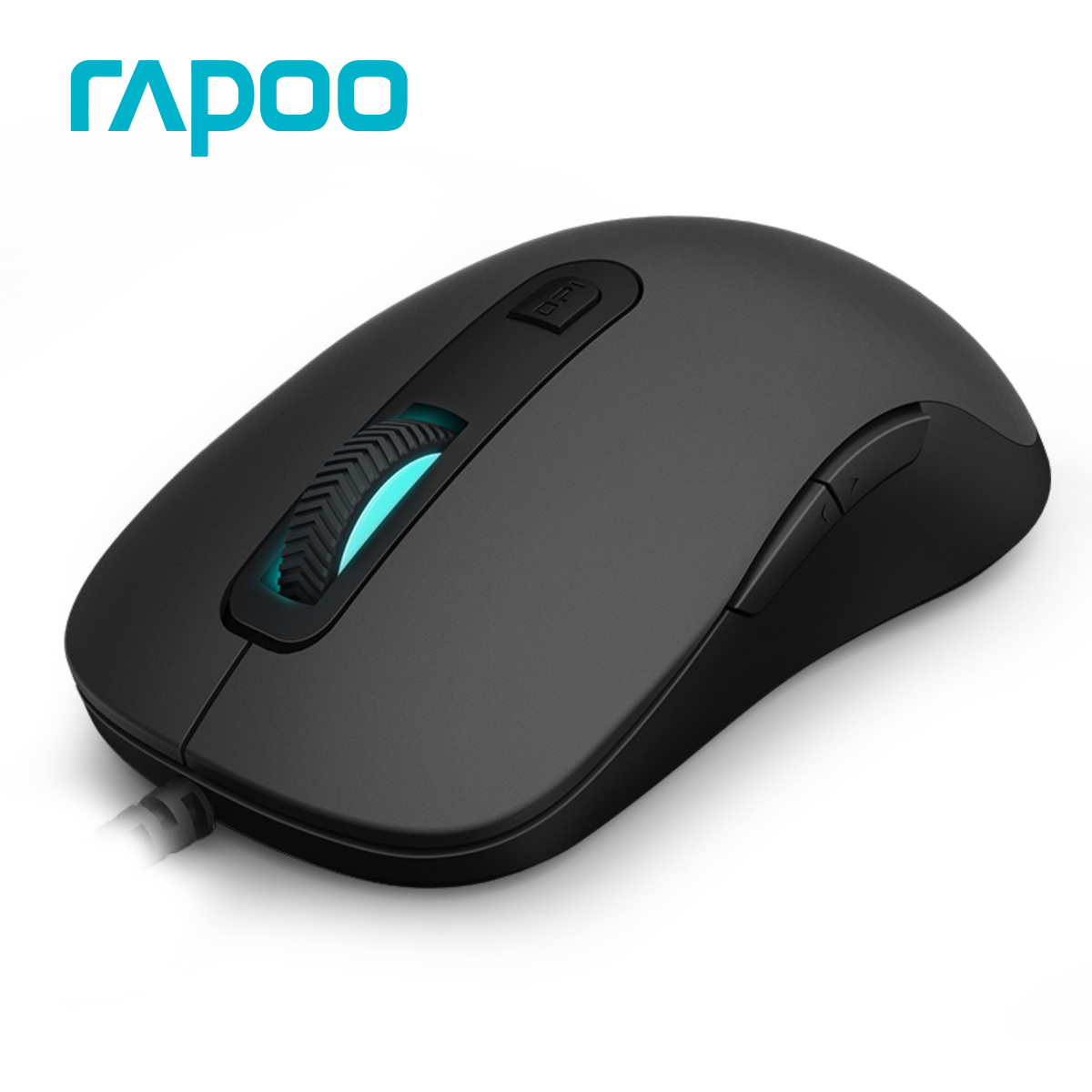 Chuột Gaming Có Dây RAPOO V16S 12800DPI, 6 Mức DPI, Đèn LED RGB, Dây Cắm USB Dài 1.85M - Hàng Chính Hãng