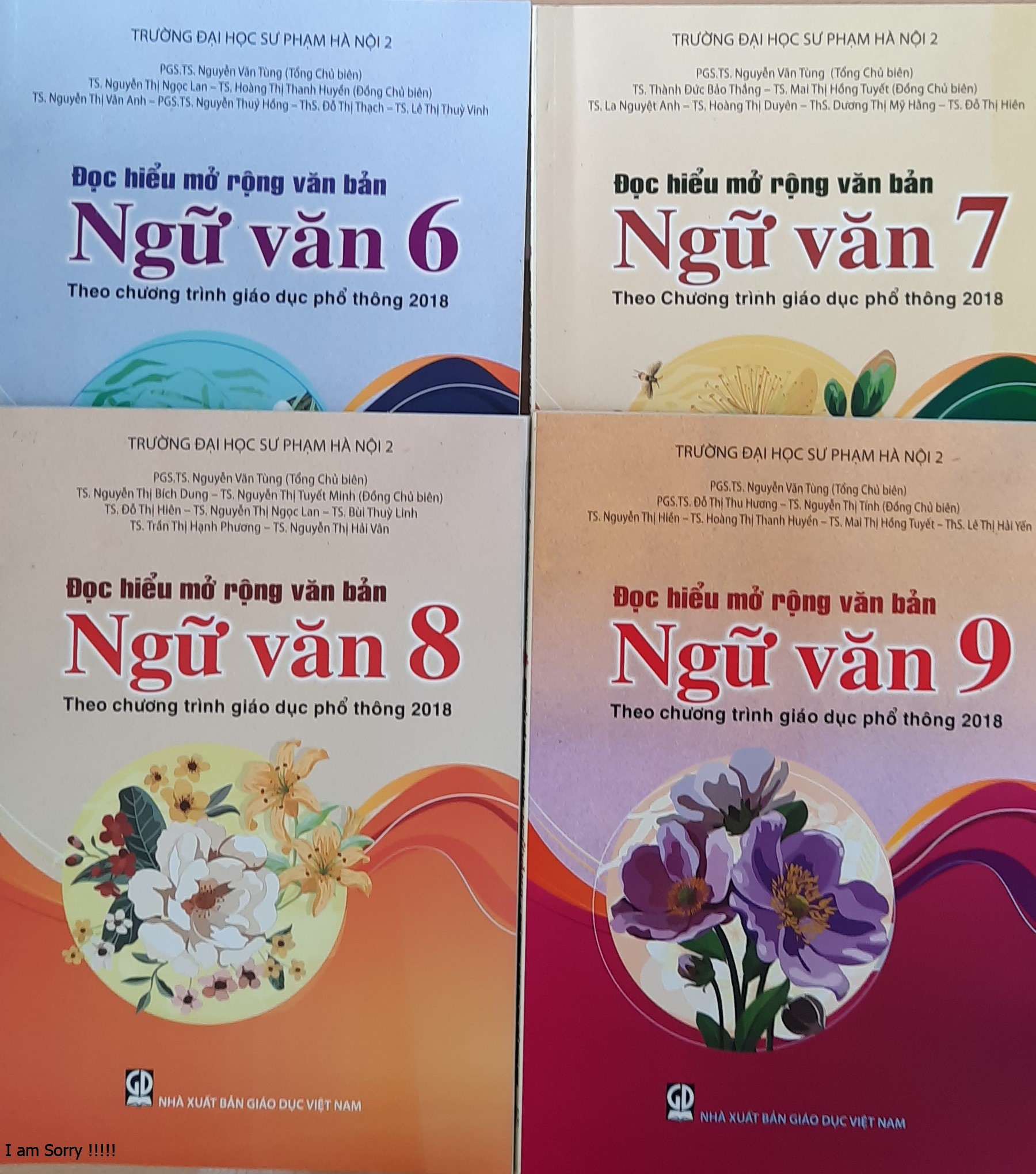 Combo 4 quyển sách Đọc hiểu mở rộng văn bản Ngữ văn từ lớp 6 - 9 Theo Chương trình Giáo dục phổ thông 2018