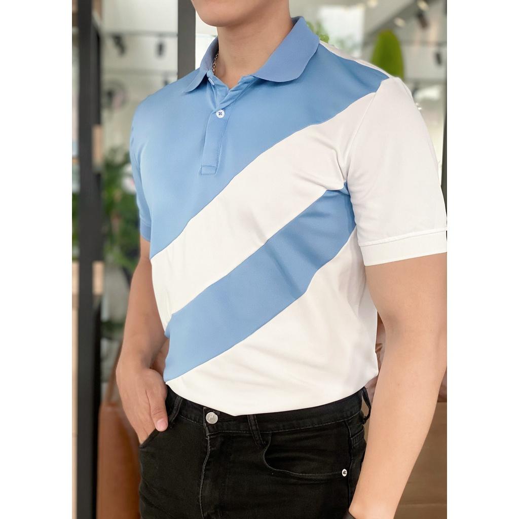 ÁO THUN CỔ BẺ TAY NGẮN , THUN POLO XỊN THỜI TRANG HÀN QUỐC FORM ÁO CHUẨN ÔM NGƯỜI