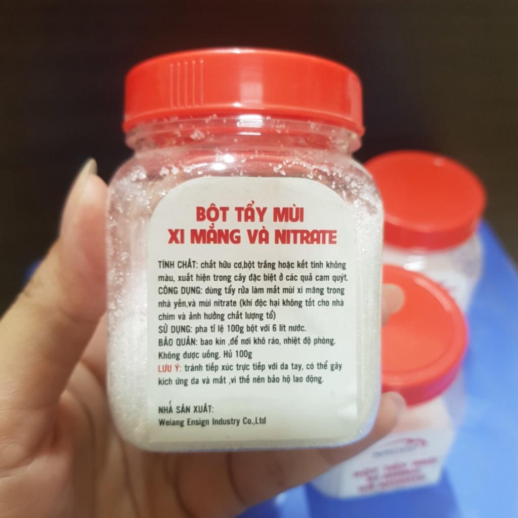 BỘT TẨY MÙI XI MĂNG VÀ NITRATE [100G]