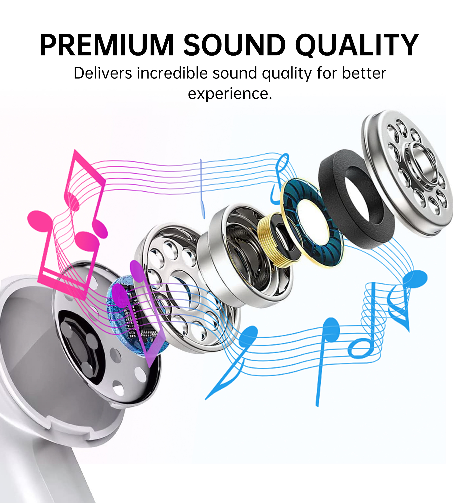 Tai nghe Choetech OC-A011 dây nhét tai Type C có đệm cao su (Hàng chính hãng)