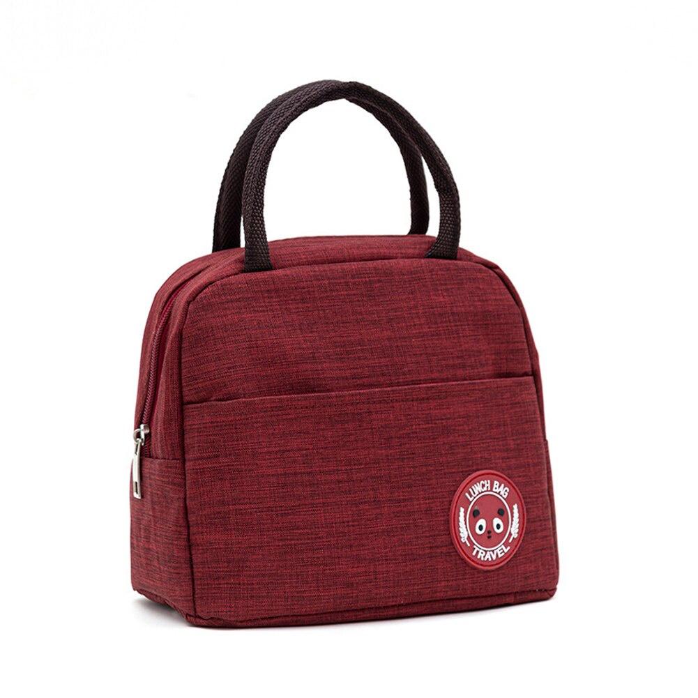 AA Lunch Bag, Portable Multifunctional Large Capacity Thermal Bag Insulated Bag Lunch Box, Gray