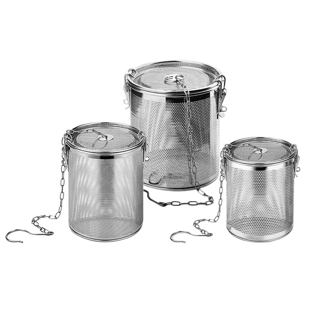 Stainless Steel Spice Seasoning Strainer Tea Ball Strainer 0.3L