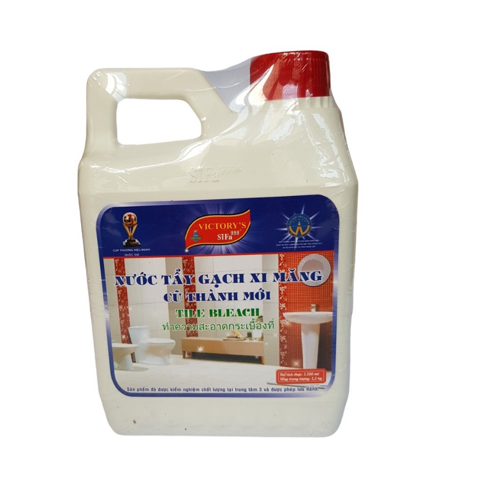 Nước tẩy gạch xi măng sifa 1.2L cũ thành mới cao cấp - tẩy trên nhiều chất liệu siêu nhanh siêu mạnh