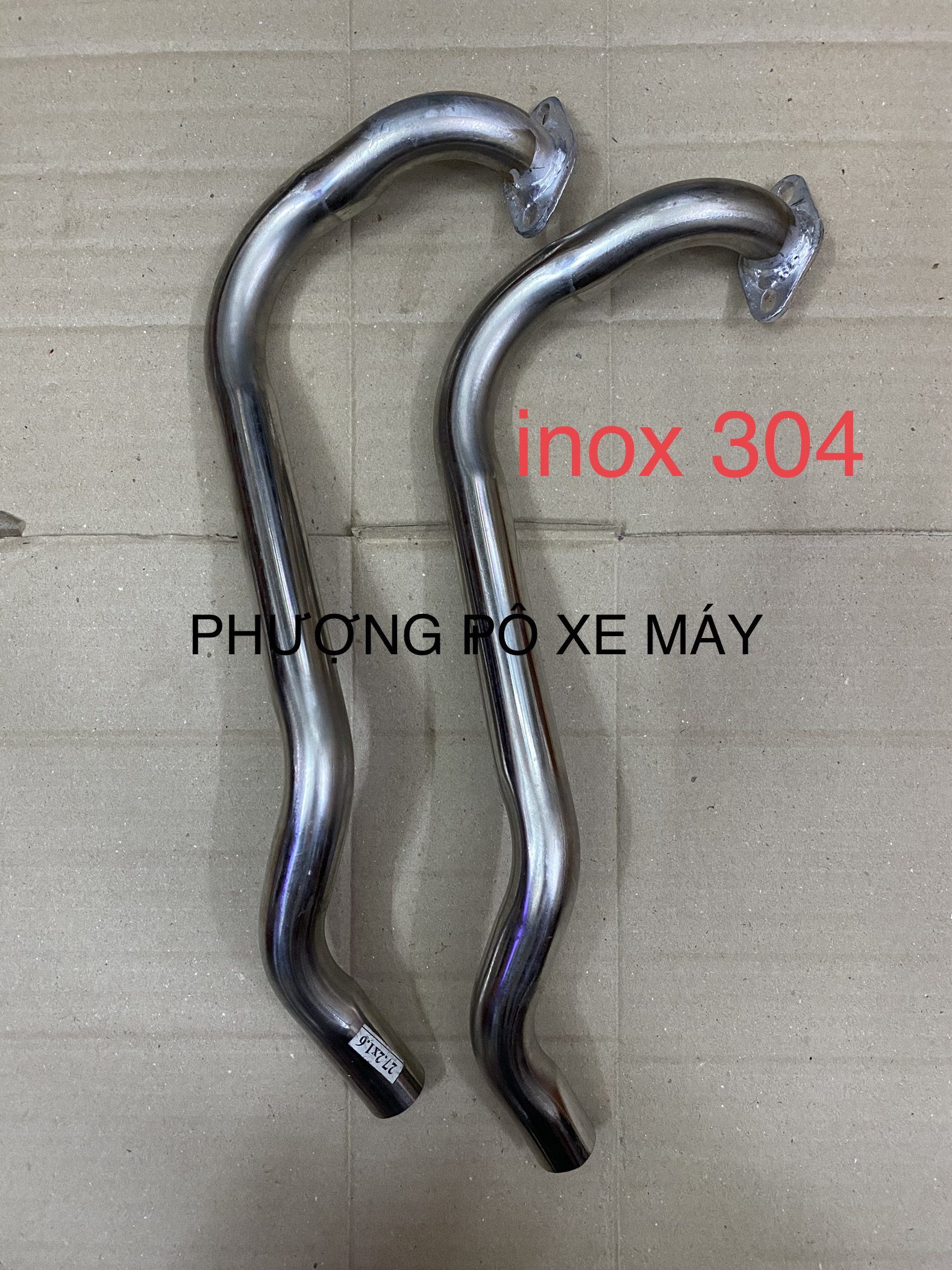 Cổ pô inox 304 phi 27mm x 1.5mm gắn pô Din , gắn pô độ pô lon , pô 4road dành cho xe PCX Thái 2011