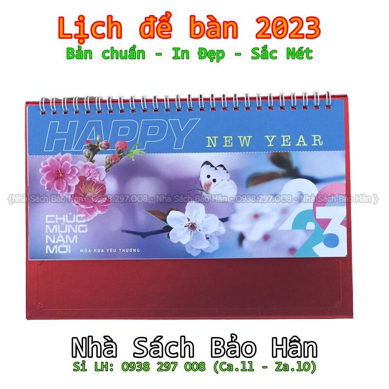 Lịch để bàn 2023, lịch kiểu chữ A ( khổ 16.6mx23cm và khổ 24x16cm) có nhiều mẫu chọn - GIAO NGẪU NHIÊN MẪU ẢNH