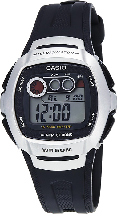 Đồng hồ Nam Casio dây nhựa W-210-1AVDF (46,5 × 40,9 mm ) - Đen