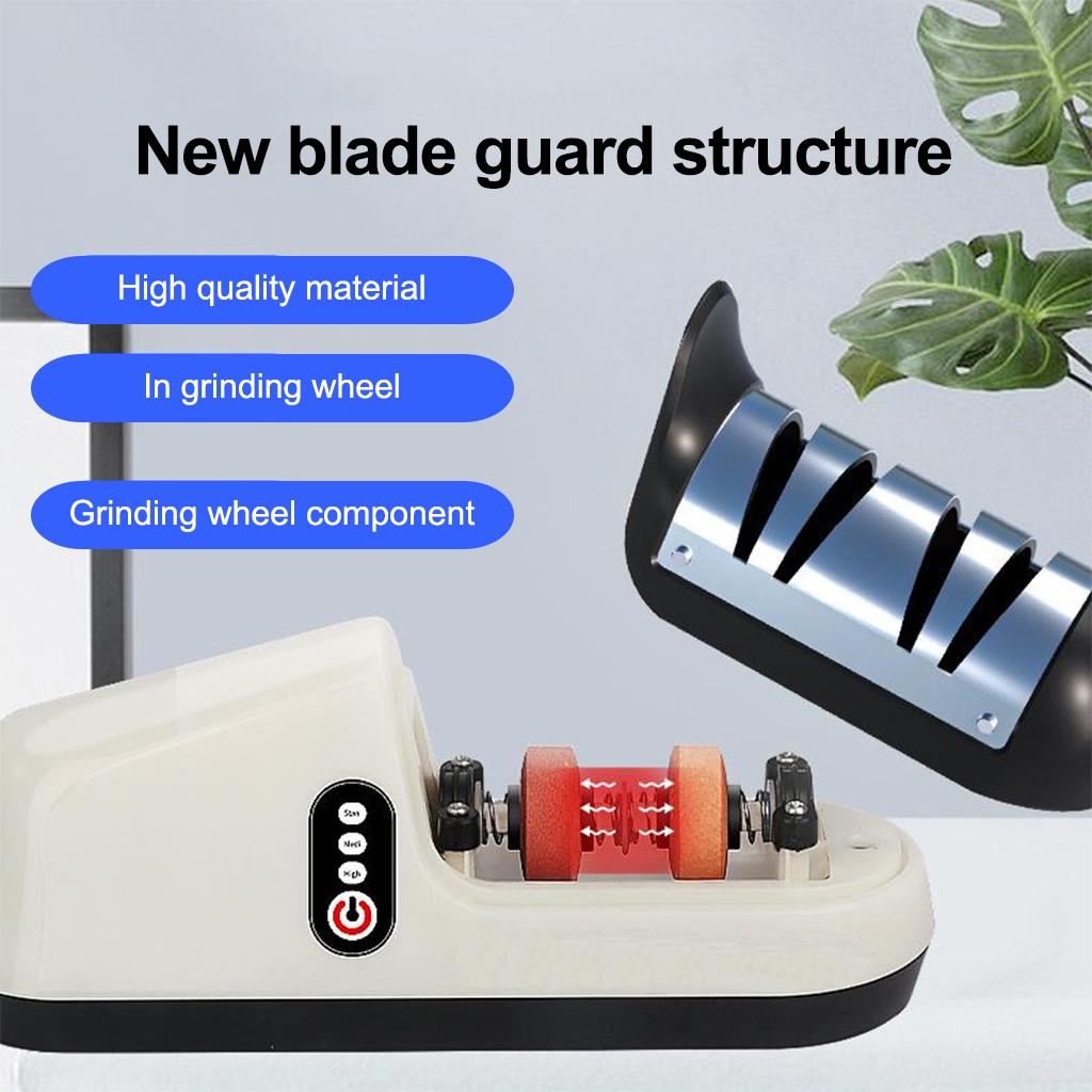 Professional Electric Knife Scissor Sharpener Grinder Polish Blades Cutter