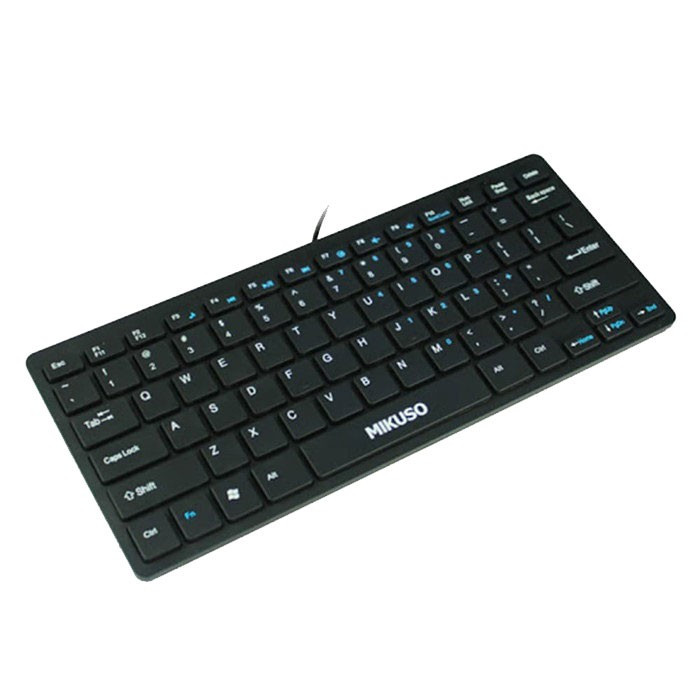 BÀN PHÍM MINI DÙNG CHO MÁY TÍNH BÀN VÀ LAPTOP KB-001U USB ĐEN - JL