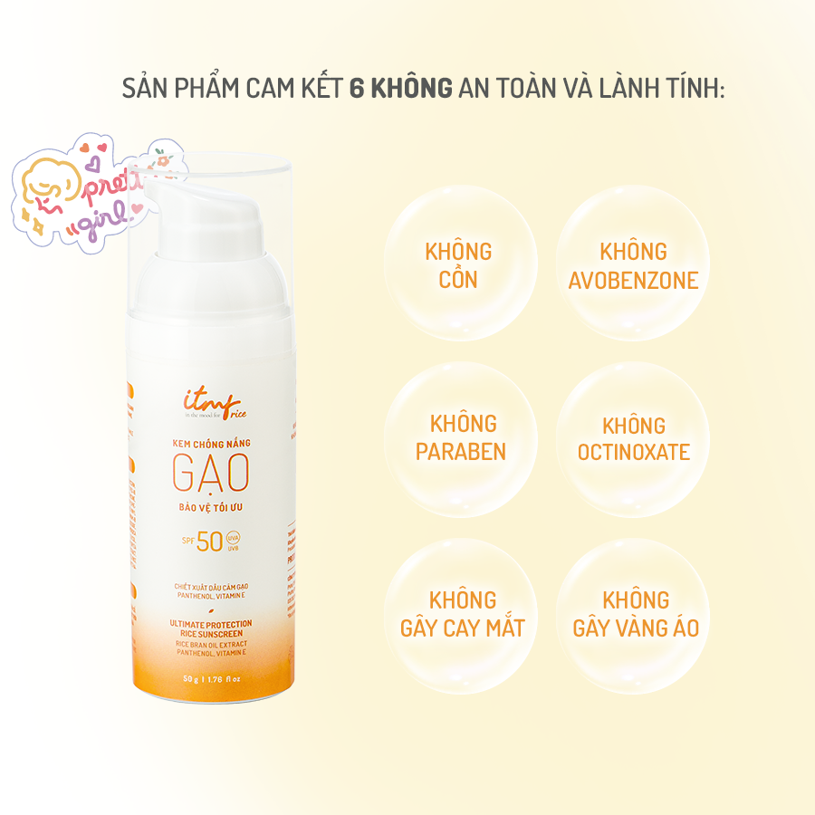Kem Chống Nắng Gạo Bảo Vệ Tối Ưu 50g