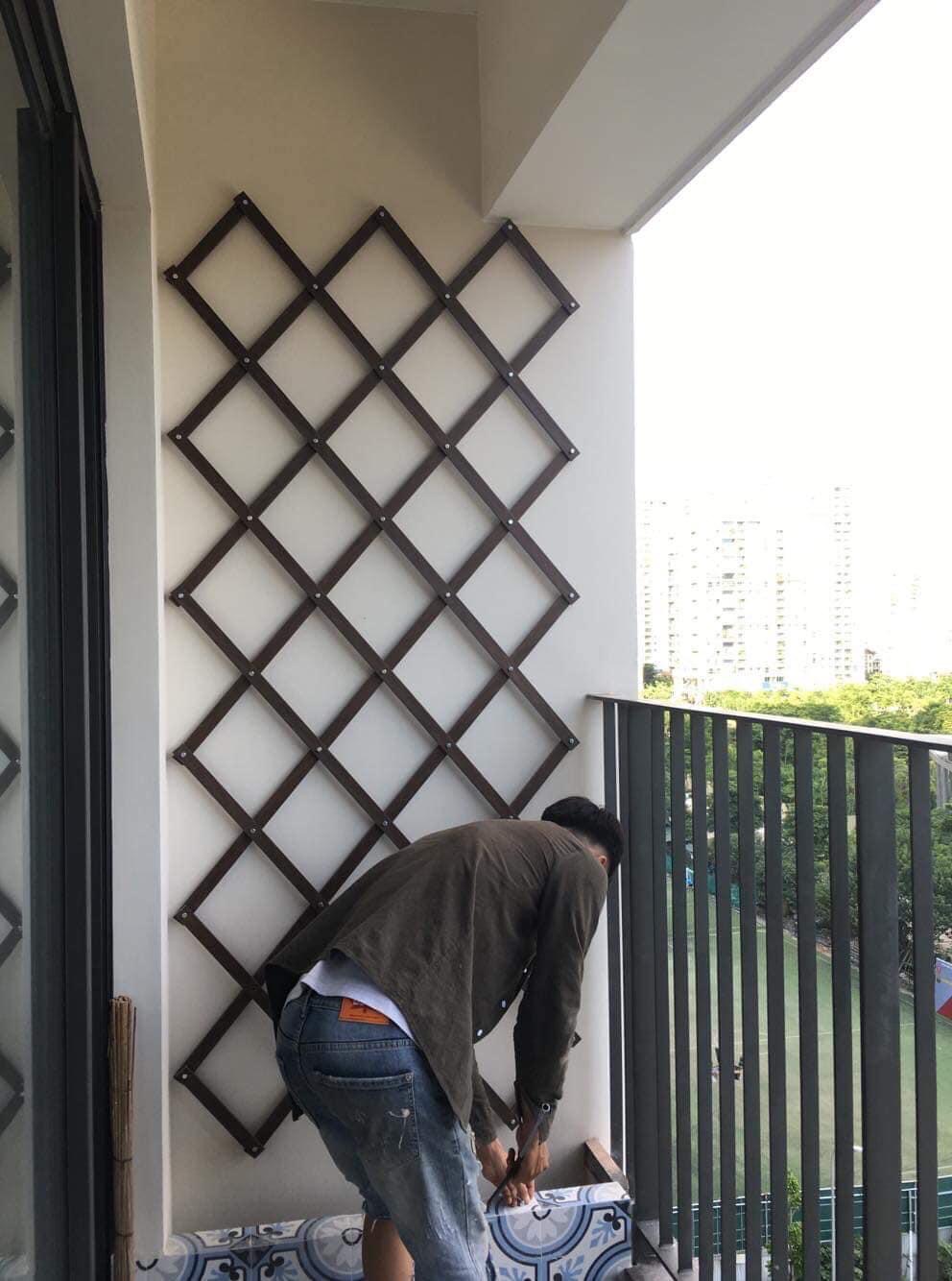 Giàn hoa co giãn đa năng chiu được nắng mưa