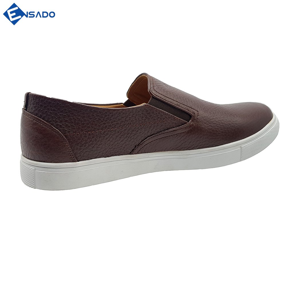 Giày Slip On Nam Da Bò Nguyên Tấm Năng Động Trẻ Trung SL1316