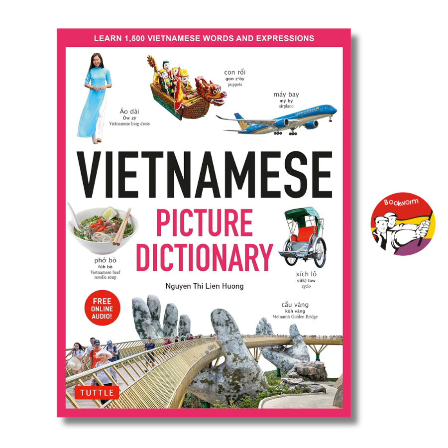 Sách - Vietnamese Picture Dictionary - For Visual Learners of All Ages | Học Tiếng Việt / Bìa cứng