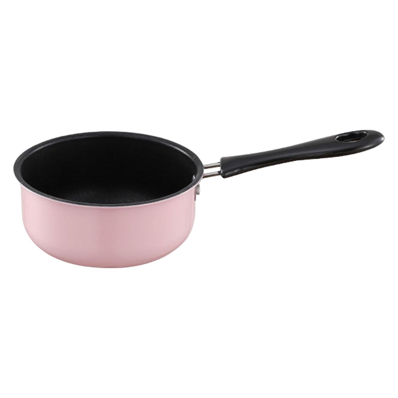 Small Saucepan Mini Soup Pot Cookware with Long Handle for RV Kitchen