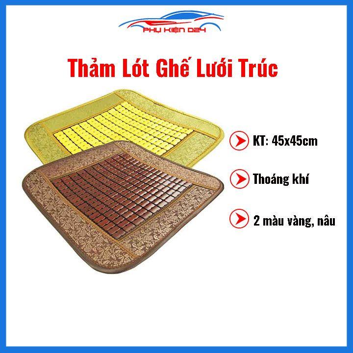 Thảm lót ghế xe ô tô văn phòng lưới trúc thoát khí vuông 45x45cm