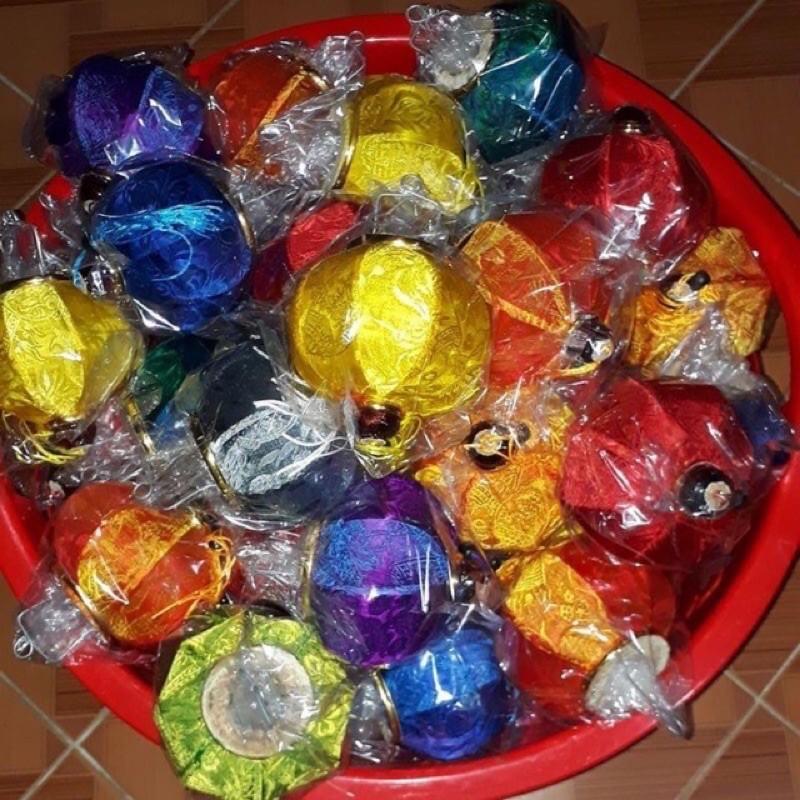 Đèn lồng nhí vải lụa tơ tằm