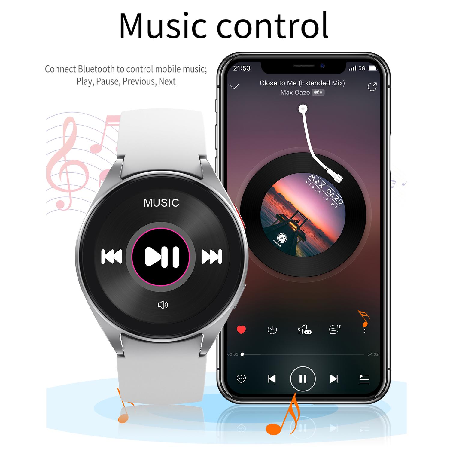 Dành Cho Samsung Galaxy Watch 5 Pro Tùy Chỉnh Quay Số Gọi Bằng Giọng Nói Nam Đồng Hồ Thông Minh Thể Thao Nữ Theo Dõi Sức Khỏe Đồng Hồ Thông Minh Smartwatch Chống Thấm Nước Mới