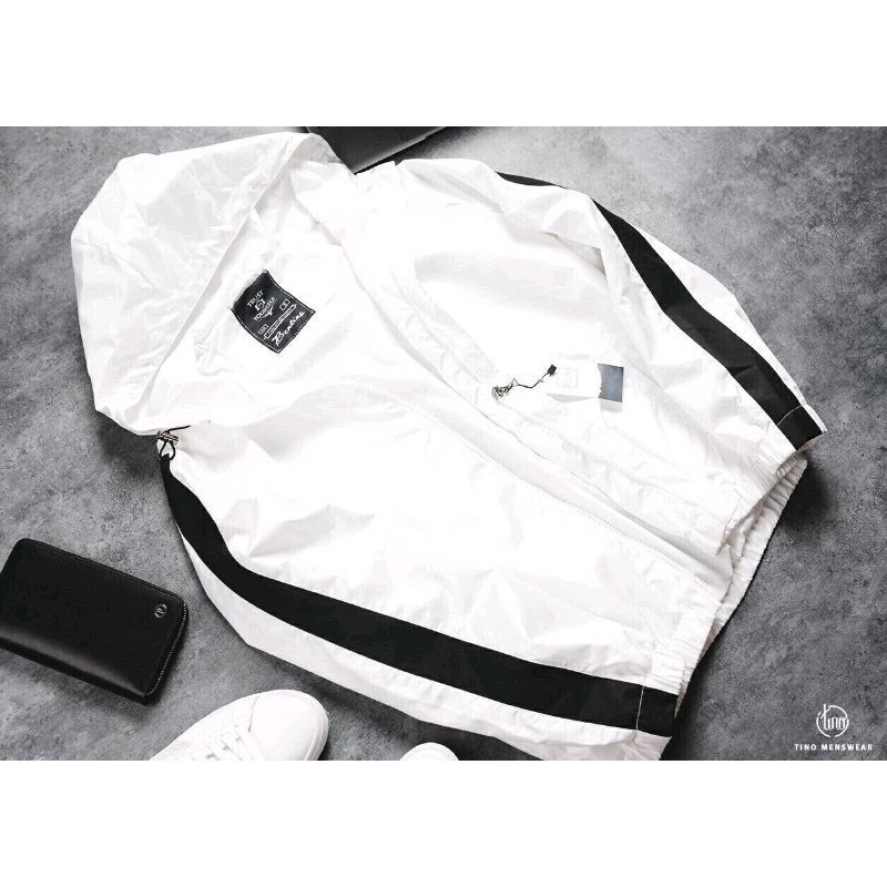 Áo Khoác Dù Sọc Tay Đẹp