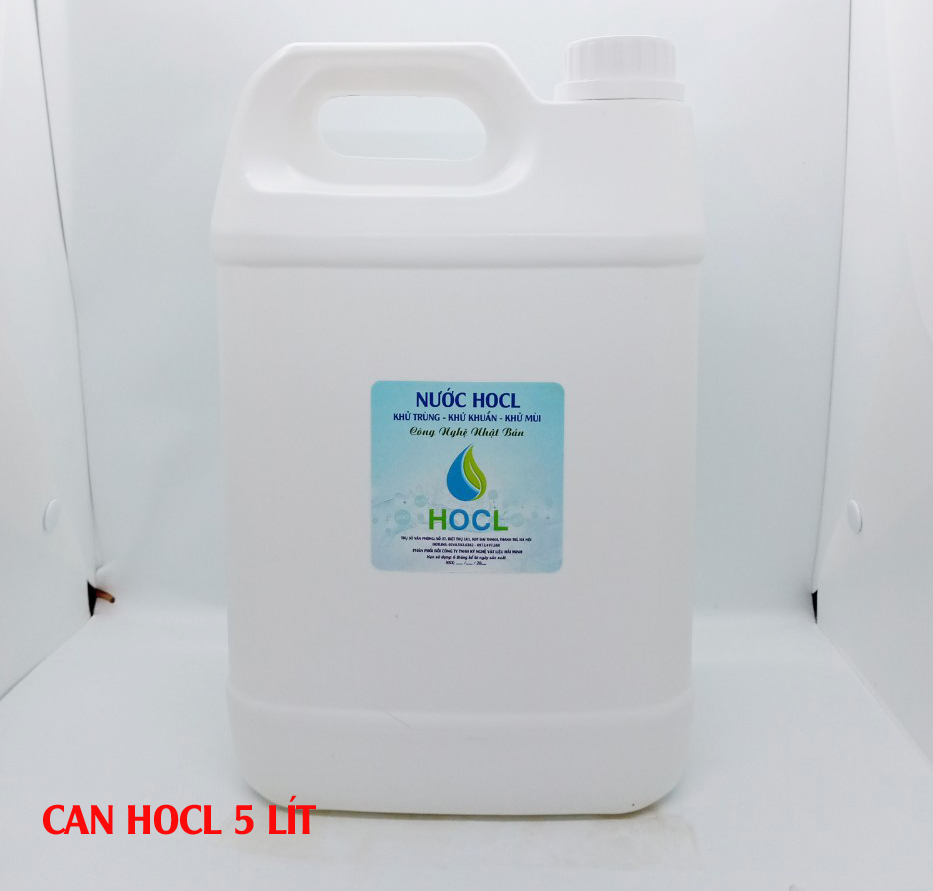 Nước khử trùng khử khuẩn HOCL túi 5 lít có vòi vặn