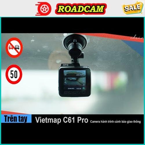 Camera Hành Trình Ô Tô Xe Hơi VIETMAP C61PRO - Độ Phân Giải 4K, Cảnh Báo Bằng Giọng Nói, BH 12 Tháng