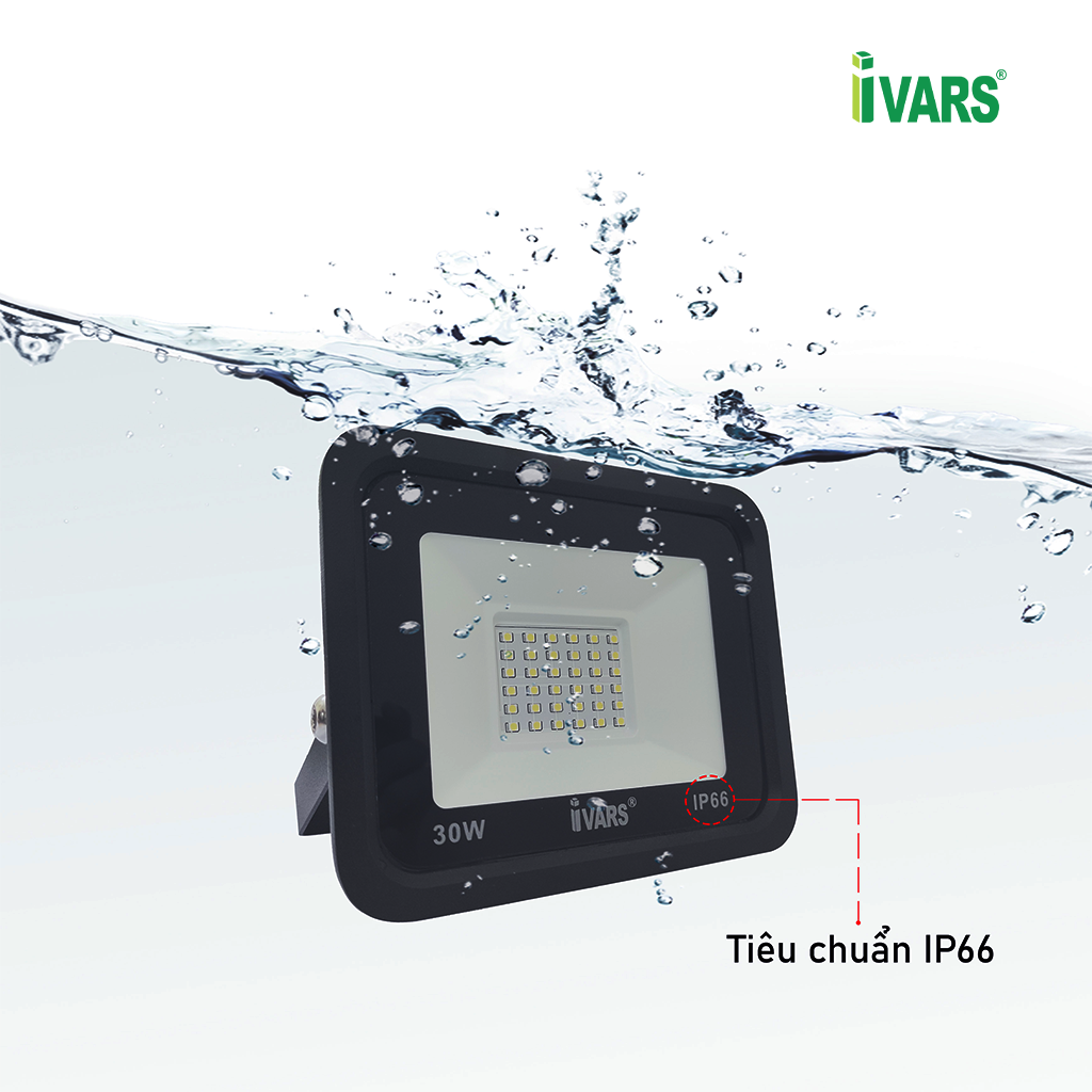 Đèn Pha GM Thương Hiệu IVARS - Công Suất 10W/20W/30W - Hàng chính hãng