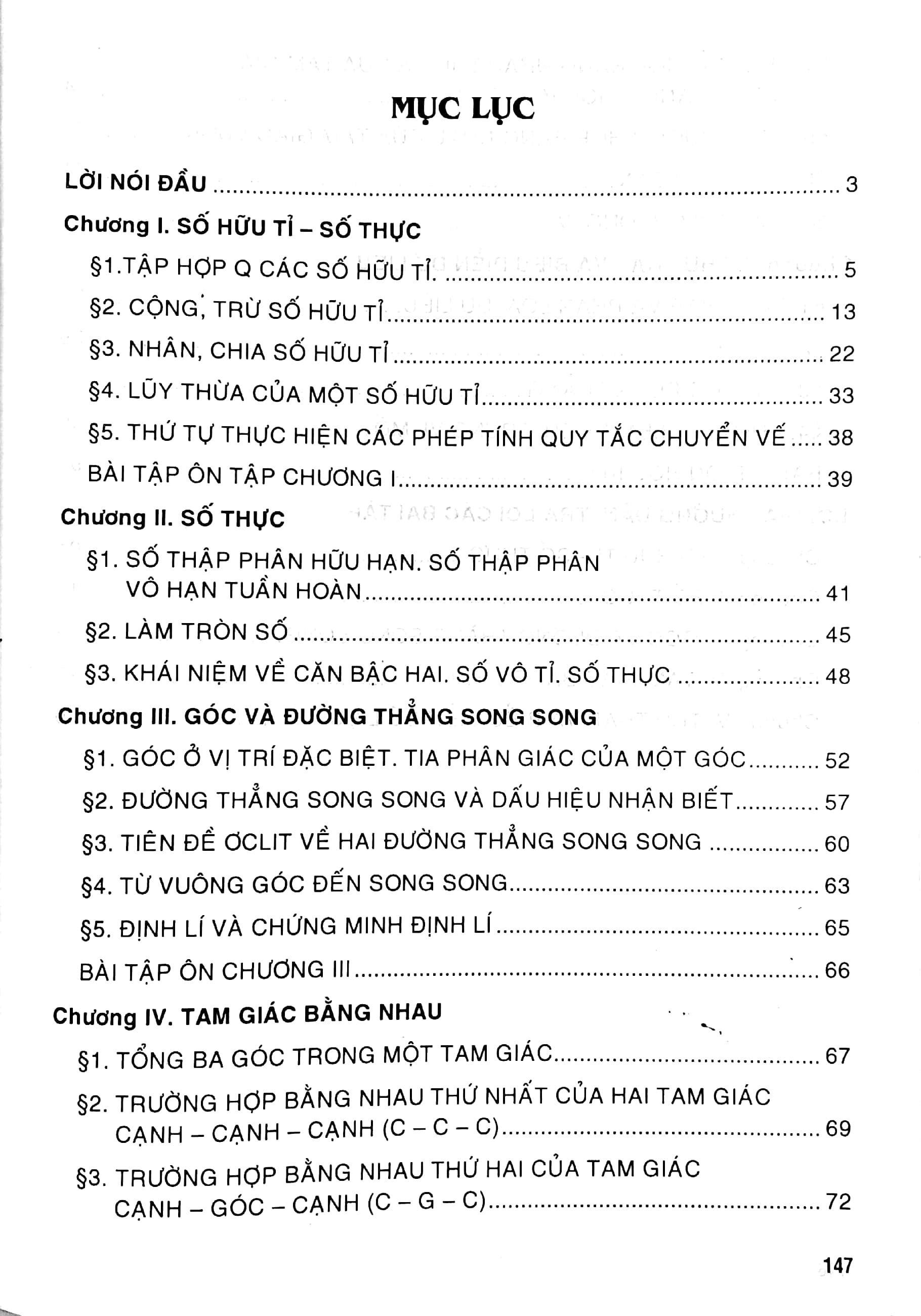 Toán Cơ Bản Và Nâng Cao 7 - Tập 1