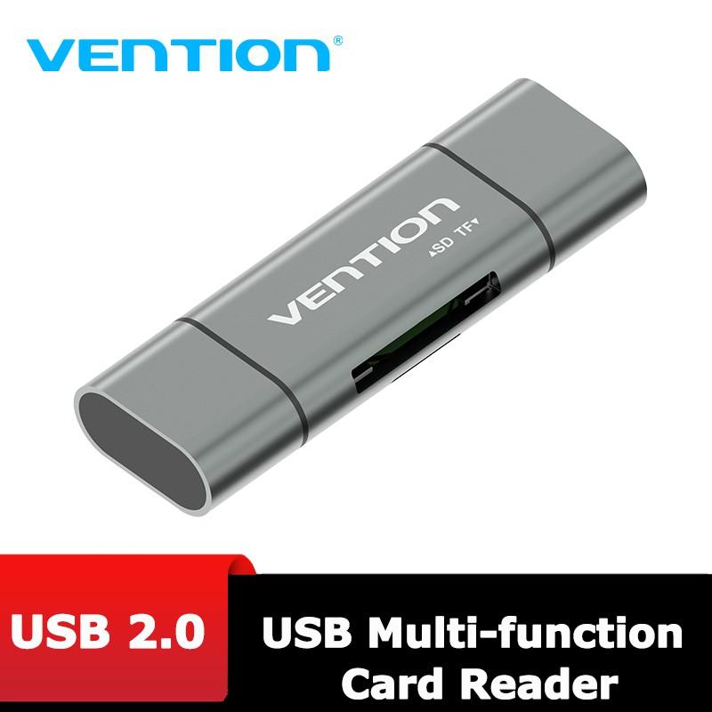 Đầu đọc thẻ USB 3.0 Vention đa năng dùng cho điện thoại và máy tính CCJH0, CCHH0 - BEN