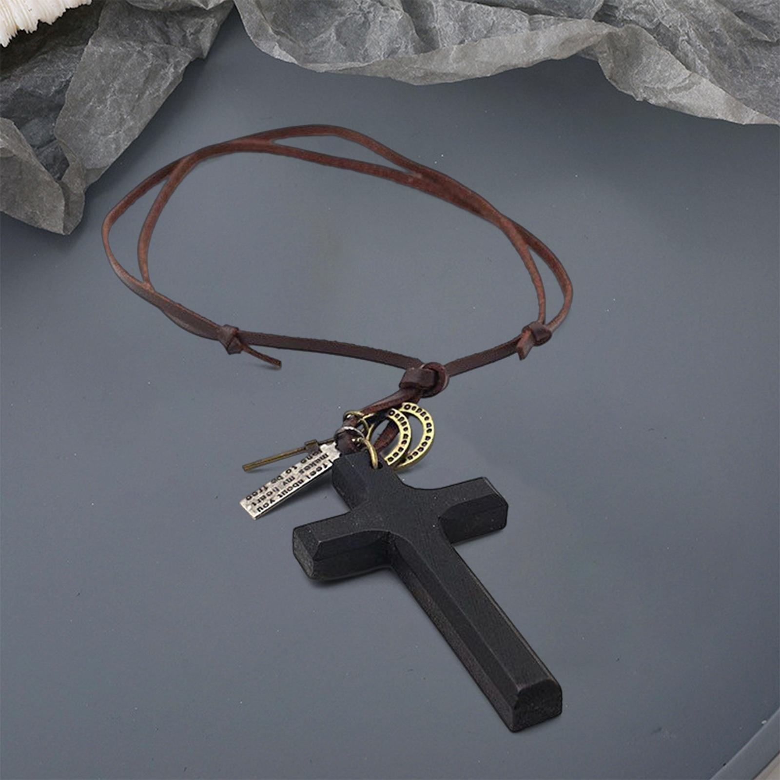 Cross Pendant Necklace Accessory Faith Cross Pendant Necklace for Valentines Day