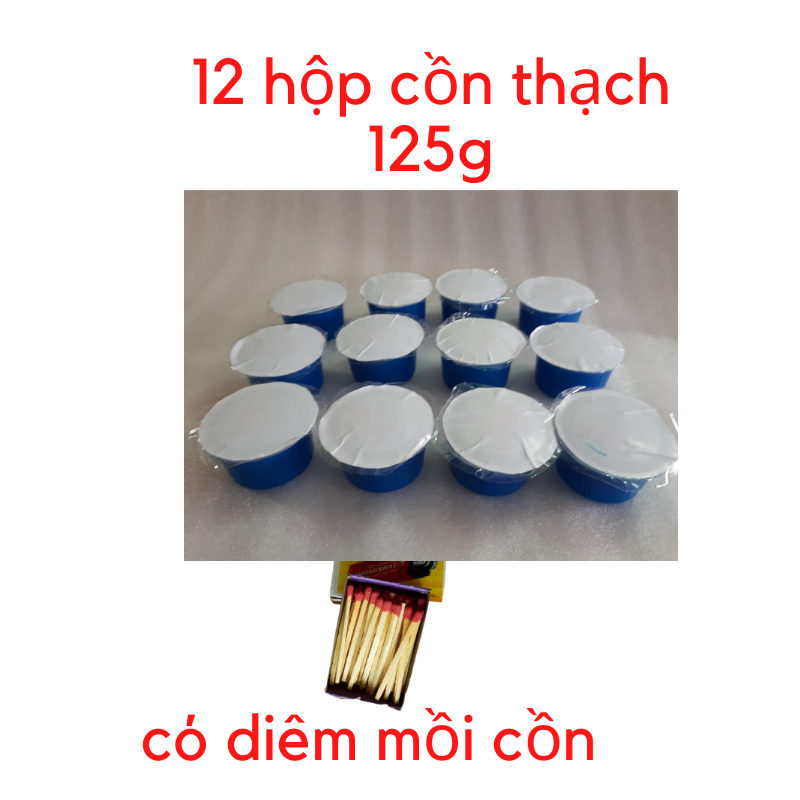 12 hộp Cồn thạch dùng cho bếp cồn quán ăn loại tốt