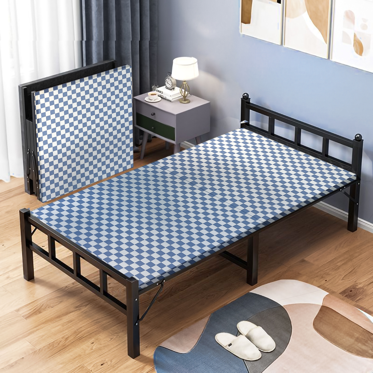 Giường xếp nghỉ trưa tiện dụng size 80x185x62 cm