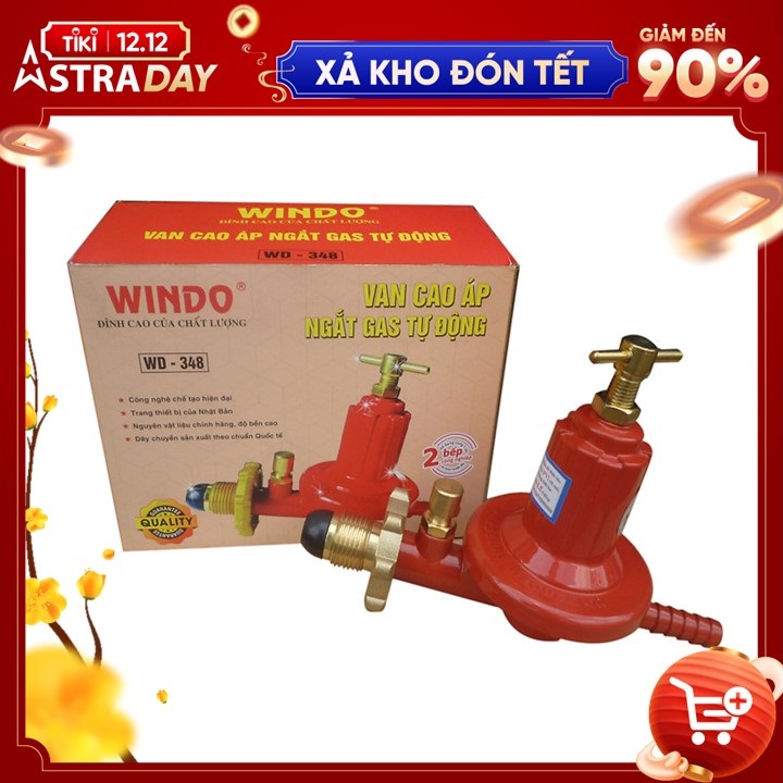 Van gas cao áp cao cấp WINDO dùng cho bếp công nghiệp - Hàng chính hãng