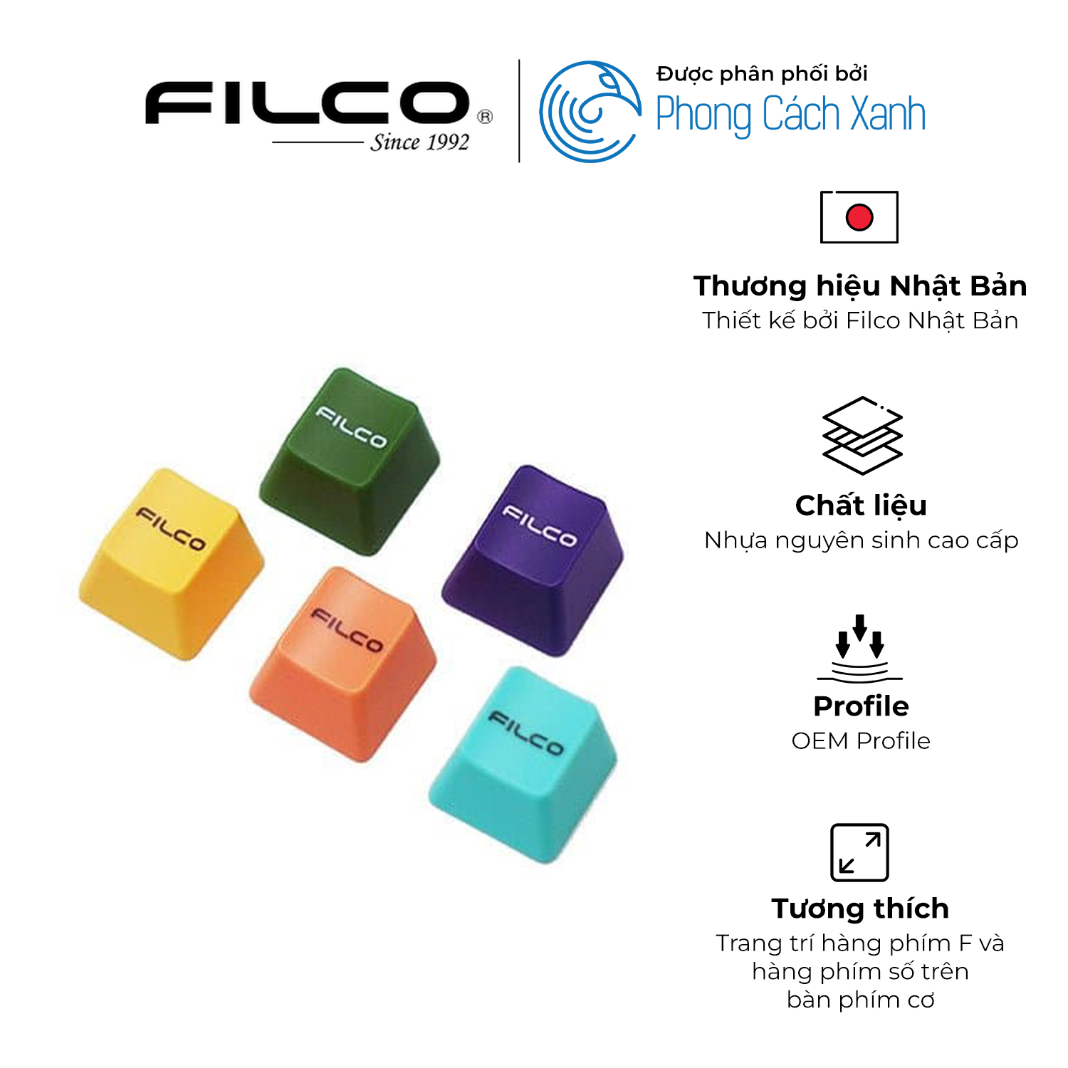 Bộ Keycap Logo Filco - Hàng chính hãng