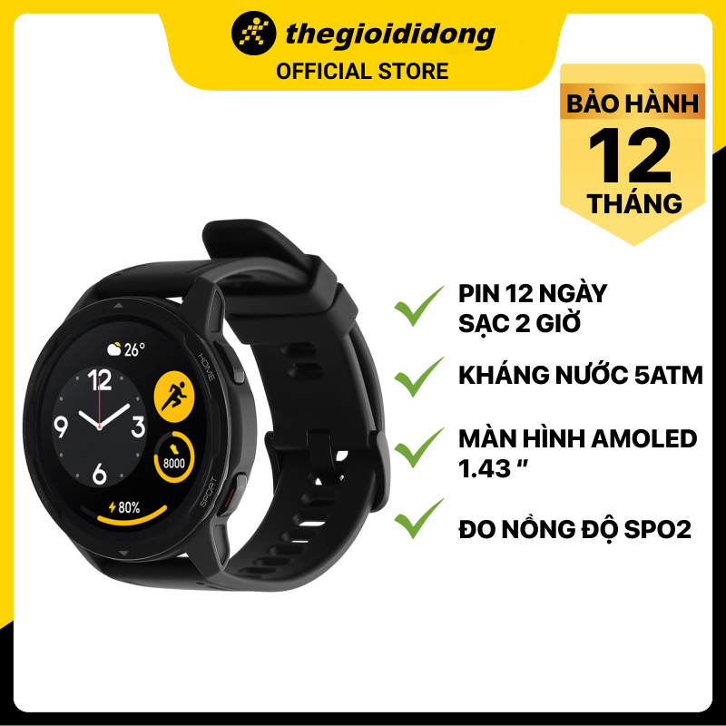 Đồng hồ thông minh Xiaomi Watch S1 Active - Hàng chính hãng