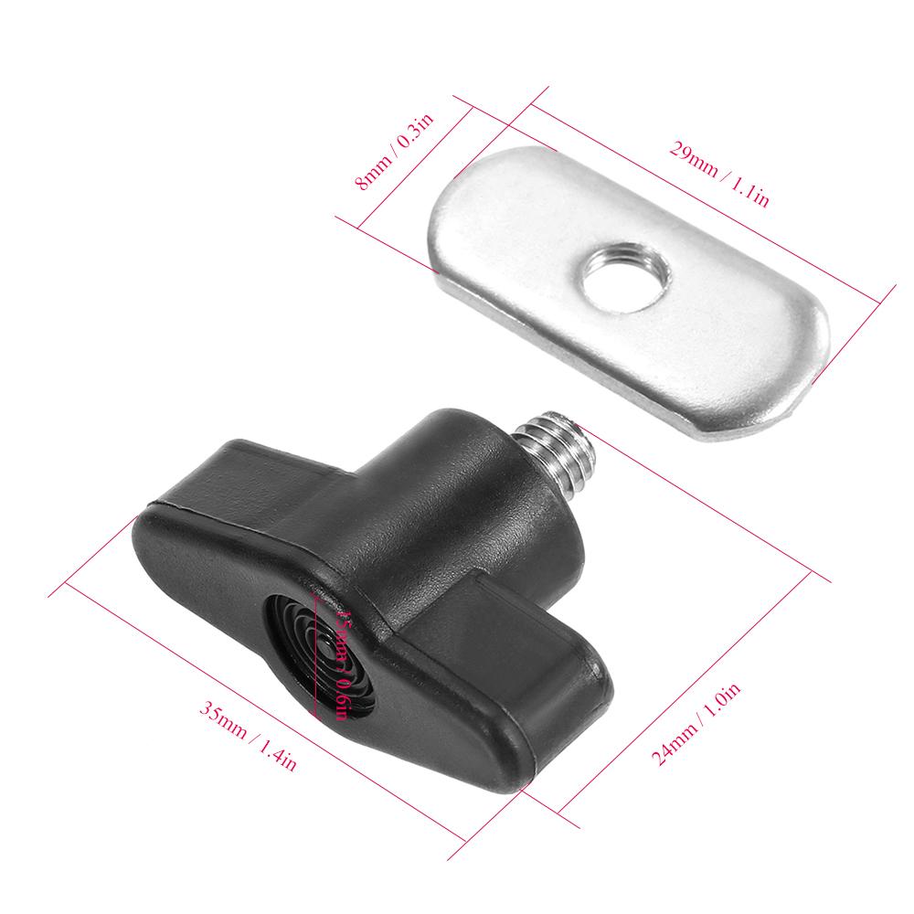 6 bộ vít bằng thép không gỉ bọc nylon dùng cố định các bộ phận trên thuyền Kayak, Phụ kiện Thuyền đánh cá