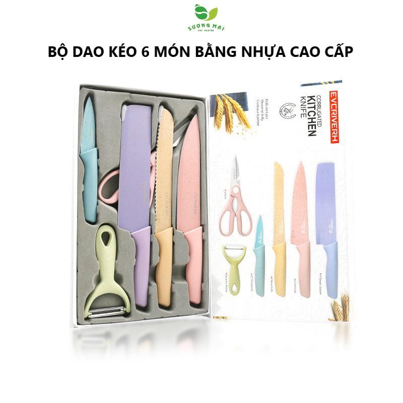 Bộ Dao Kéo Lúa Mạch Cao Cấp 6 Chi Tiết