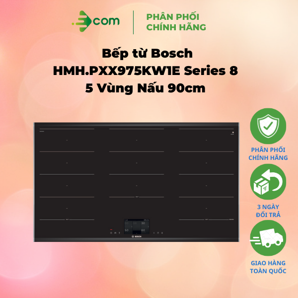 Bếp từ Bosch HMH.PXX975KW1E - Series 8, 90 Cm - Hàng chính hãng