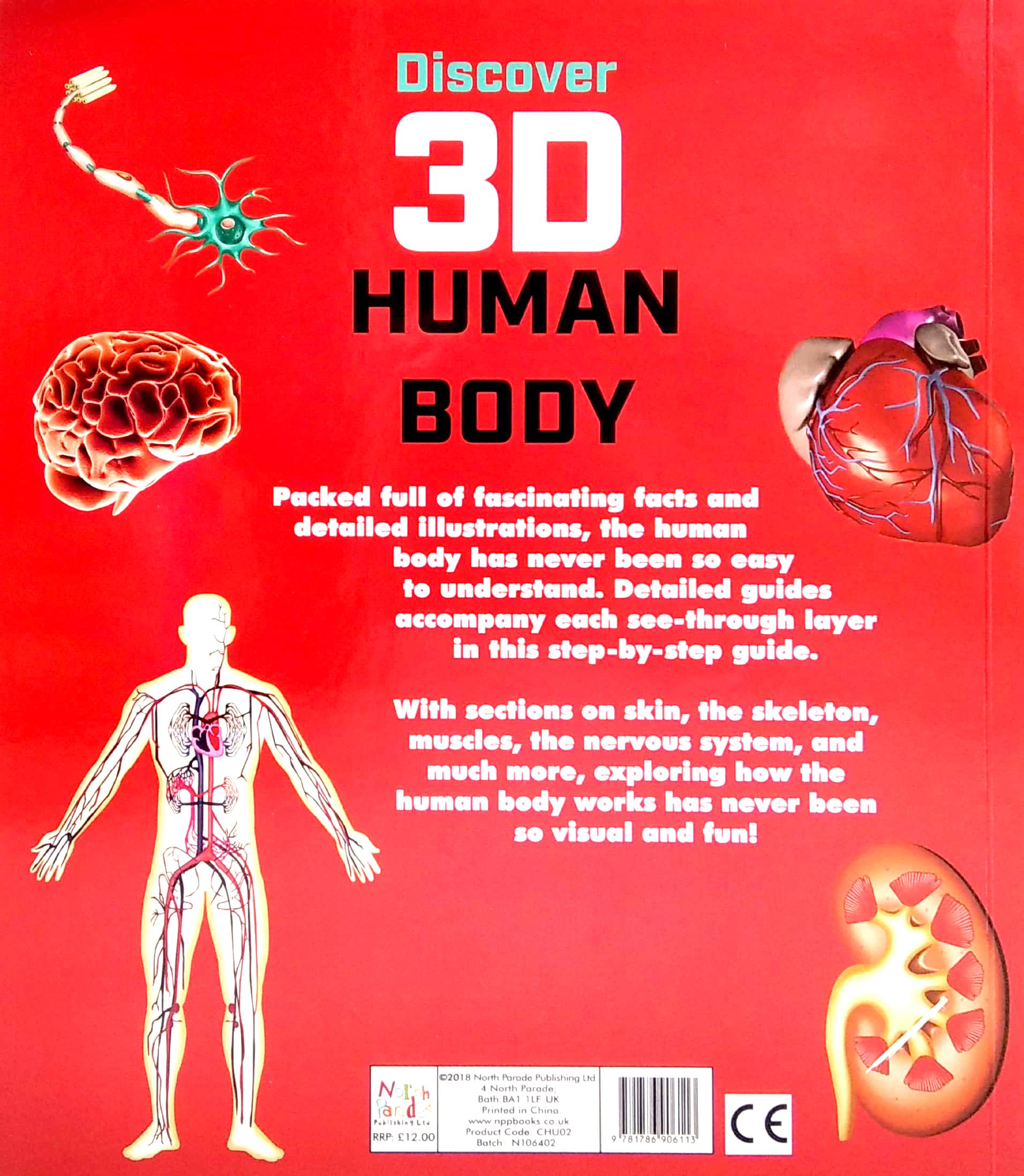 Discover 3D Human Body - Black Cover