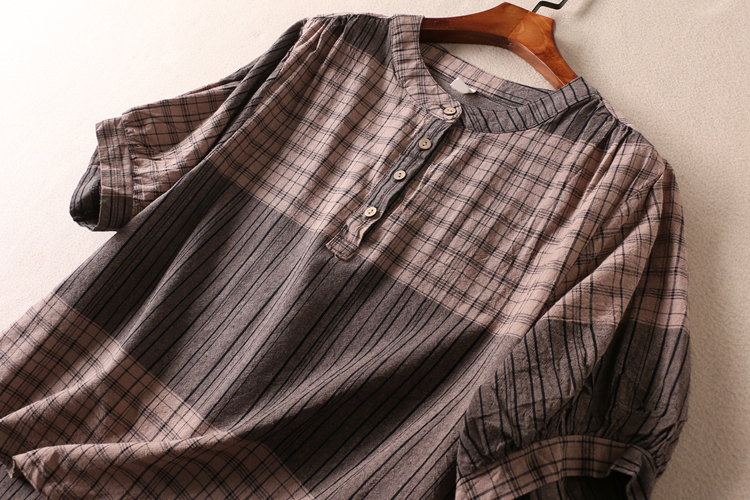 Áo đũi trung niên thiết kế tay bồng cổ tàu chất đũi mềm mát-Thời Trang thương hiệu chính hãng ARCTIC HUNTER AH122