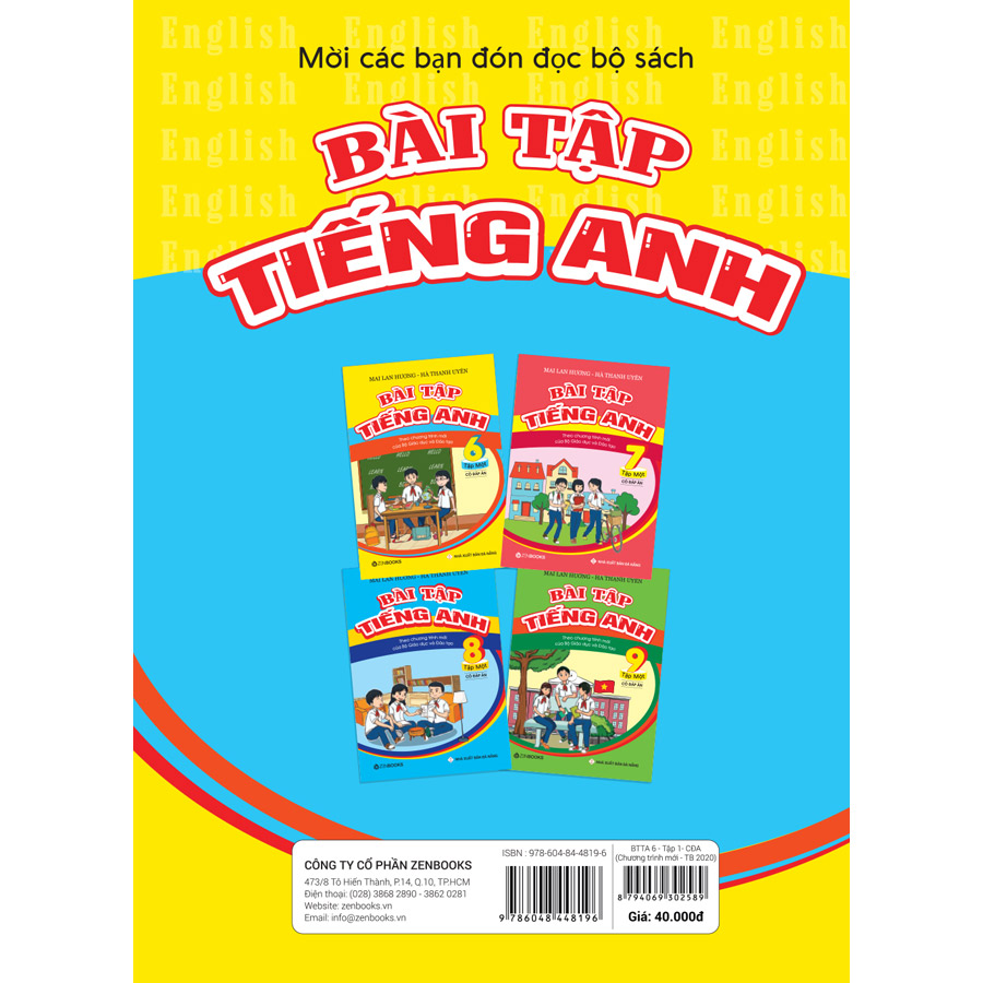 Bài Tập Tiếng Anh 6 Tập 1 - Có Đáp Án (Theo Chương Trình Mới Của Bộ GD&amp;ĐT)