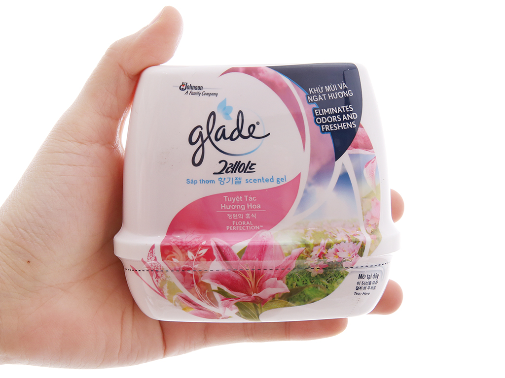 Sáp Thơm Glade Hương Cỏ Hoa 180g