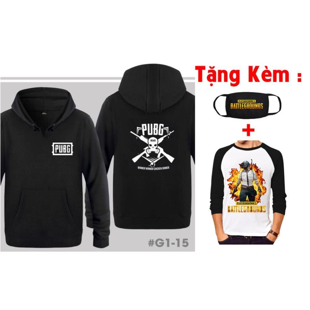 Mẫu áo Hoodie PUBG mới đẹp nhất rẻ chất lượng - áo hoodie unisex dành ho game thủ