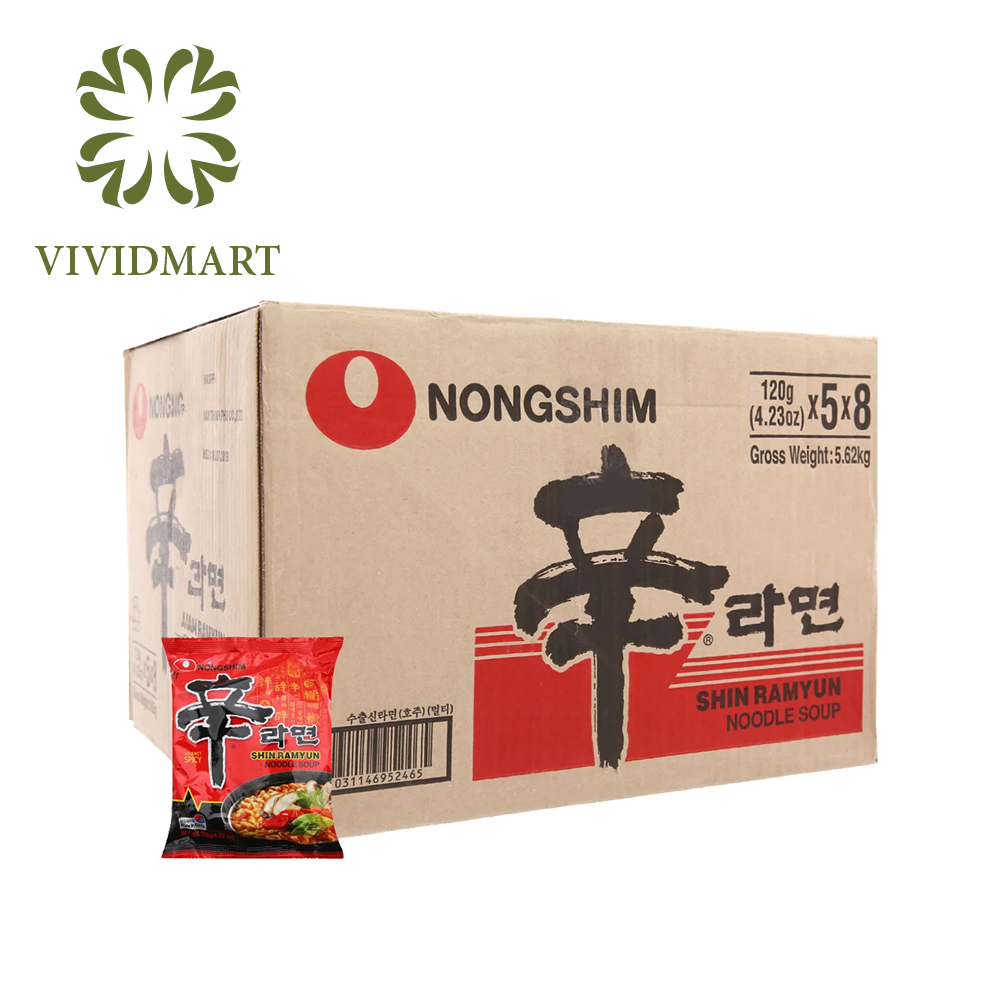 Mì Shin Ramyun Mì Nước Nongshim Hàn Quốc - Gói 120gr - Nongshim