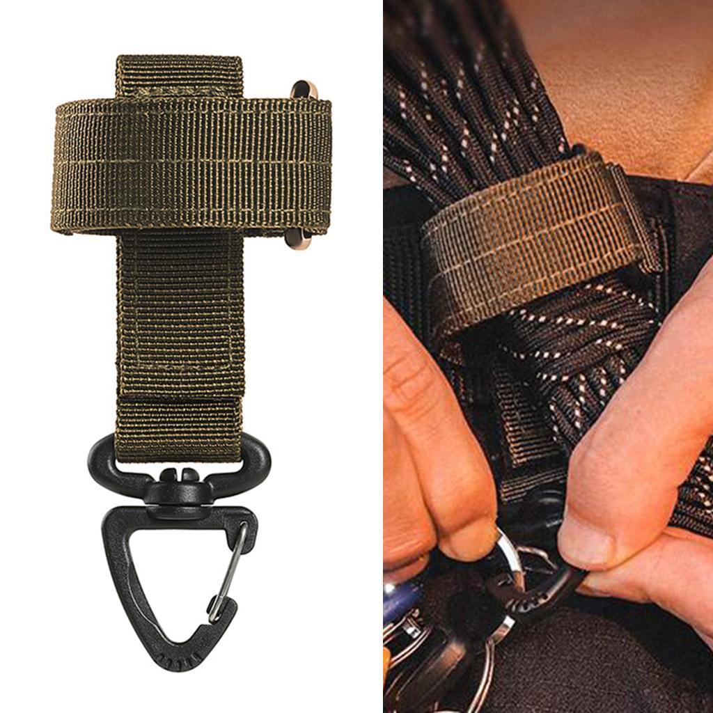 2pcs Glove Holder Strap Grabber Hiking Climbing Belt Rope Hanger Hook Hanger
