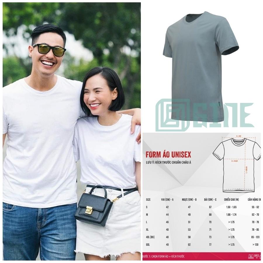 Áo phông nam cổ tròn nhiều màu GINE STORE - 100% cotton thoáng mát, thấm hút, chất đẹp - Bảng màu 2