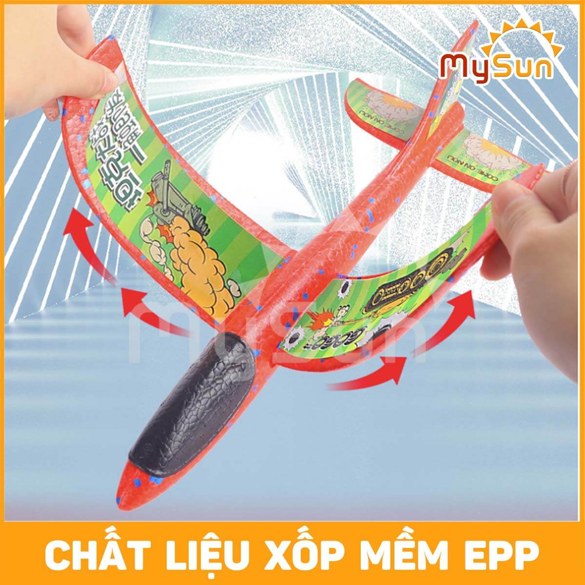 Súng bắn máy bay xốp đồ chơi cho bé MySun