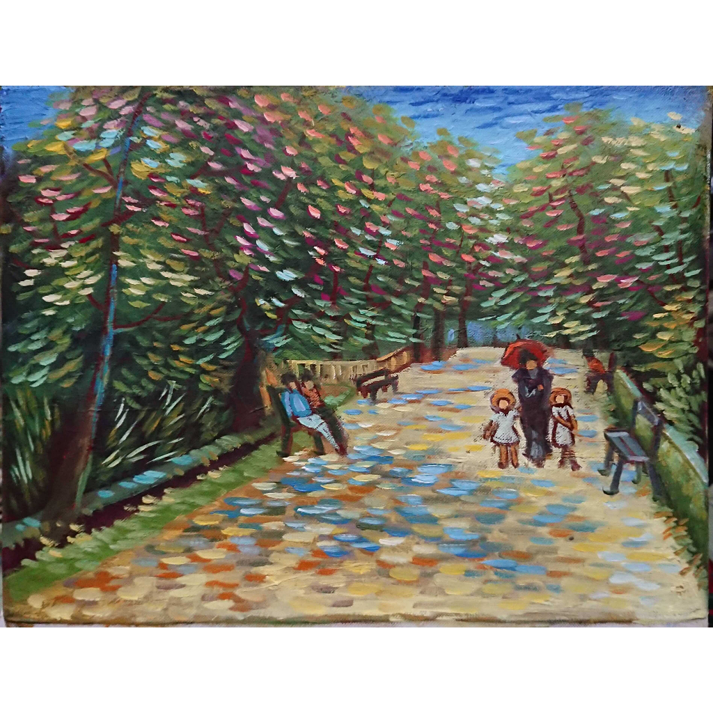 Mùa Hạt Dẻ - Tranh Sơn Dầu Vẽ Tay 30x40cm