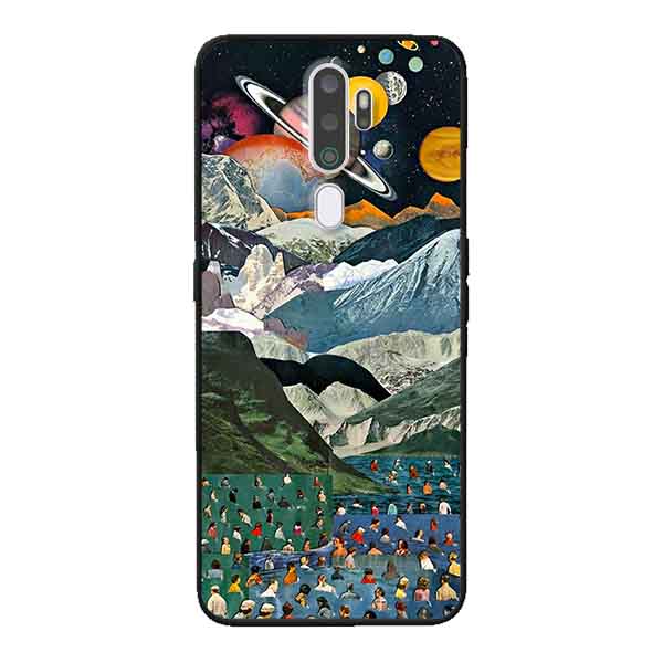 Ốp Lưng in cho Oppo A9 2020 Mẫu Vũ Trụ Nhiều Người - Hàng Chính Hãng